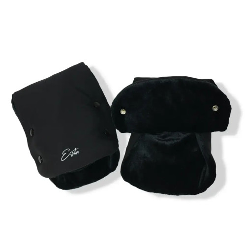 Rukávník na kočárek Golf Softshell Black RFX - černá Esito