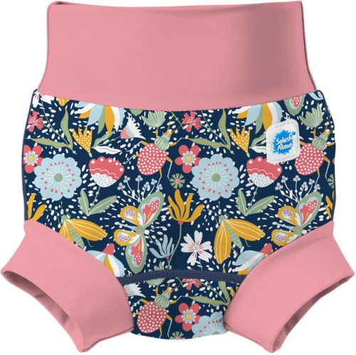 Plavky Happy Nappy DUO - Garden Delight Pink