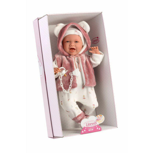 New Born 74070 Llorens - realistické miminko se zvuky 42 cm