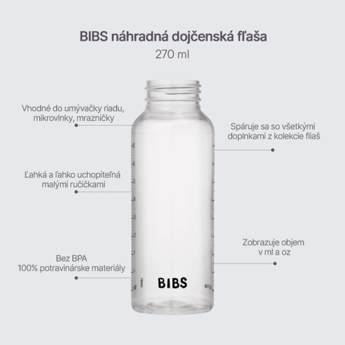 Náhradní plastová láhev 270 ml Bibs