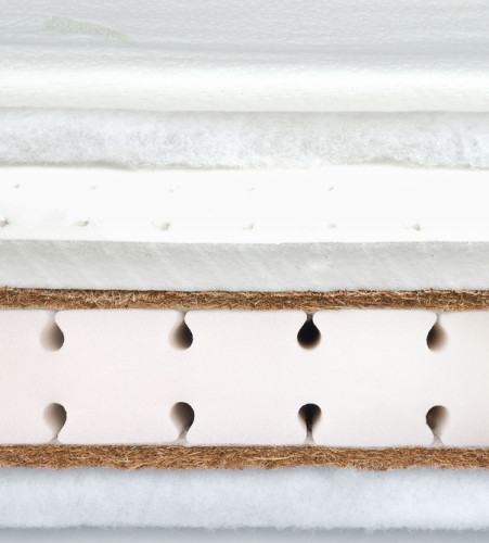 Kvalitní latexová dětská matrace 120×60 – 4 vrstvy, antialergická, Aloe Vera