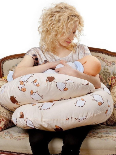 Univerzální kojící polštář ve tvaru C New Baby