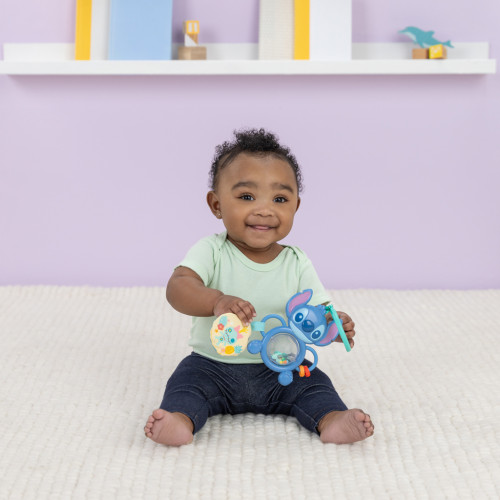 Hračka na C kroužku senzorická Stitch Tummy Tumble™ 0 m+ Bright Starts