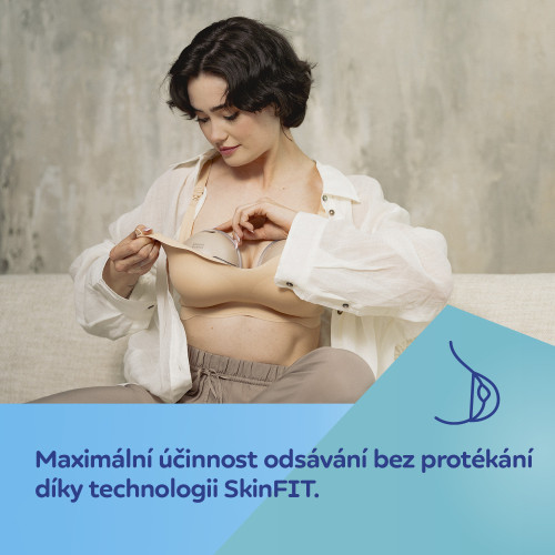 Dvojitá elektrická odsávačka mateřského mléka do podprsenky SmartSense Canpol babies