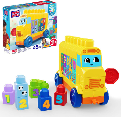 Zábavný autobus s počítáním Mega bloks