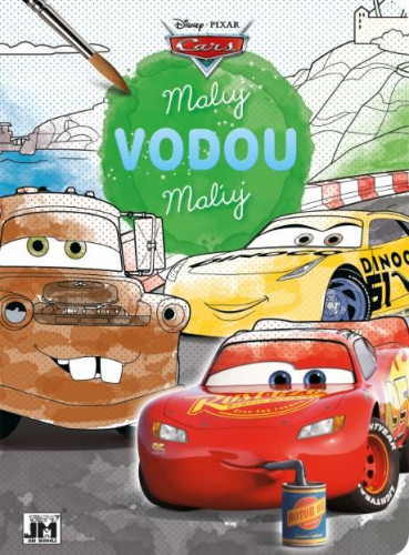 Omalovánky maluj vodou - Auta
