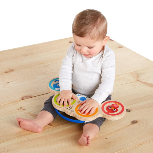 Hračka dřevěná hudební bubny Magic Touch Hape 6 m+