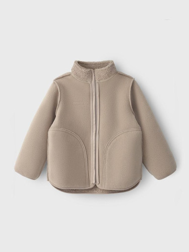Fleecová bunda Theo Almond Milk Leokid