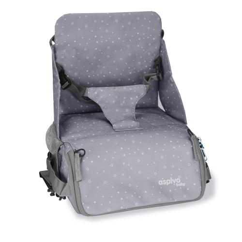 Booster Anywhere BAG-GO 2v1 (podsedák+taška na kočárek) humus grey Asalvo