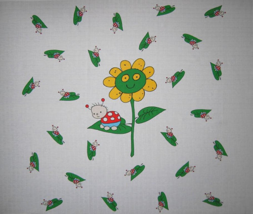 Sada bavlněných TETRA osušky 90x100 cm 2 ks - Beruška velká