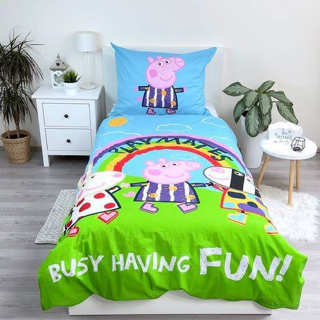 Povlečení Peppa Pig PEP125 svítící 140 x 200, 70 x 90 cm Jerry Fabrics