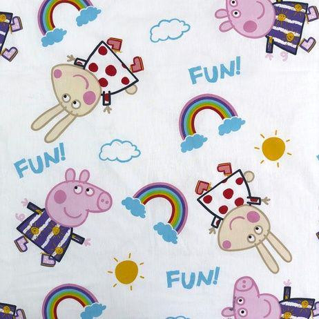 Povlečení Peppa Pig PEP125 svítící 140 x 200, 70 x 90 cm Jerry Fabrics