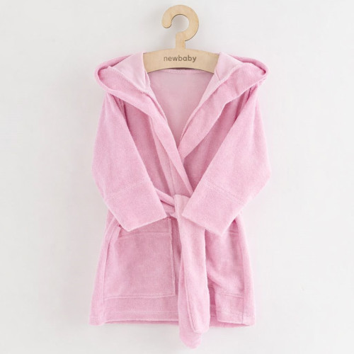 Dětský froté župan New Baby pink