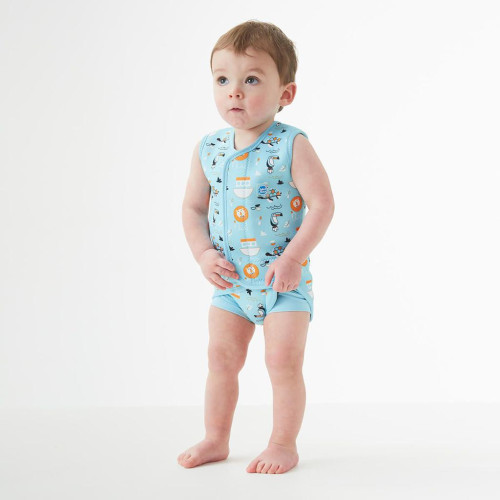 Baby neoprén-kombi - ZVÍŘÁTKA MODRÁ