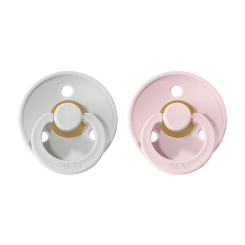 Dudlíky kaučuk 2 ks 6-18 měsíců Colour Bibs