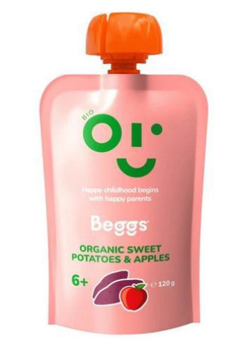 Beggs BIO Batáty a jablka (120 g)