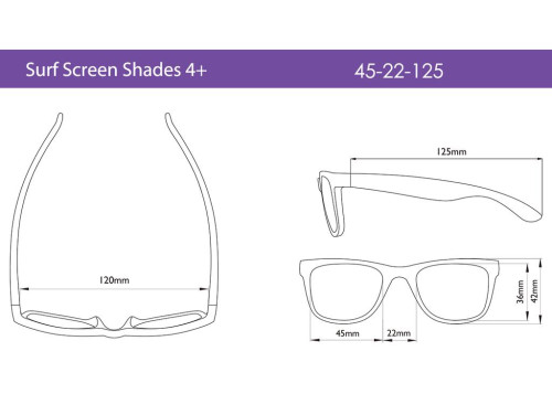 Brýle proti modrému světlu Surf 4+ Real Shades