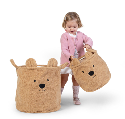 Koš na hračky Teddy Beige 40 x 40 x 40 cm Childhome