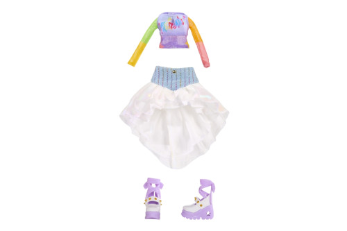 Rainbow High Junior Fashion panenka v rockové kapele
