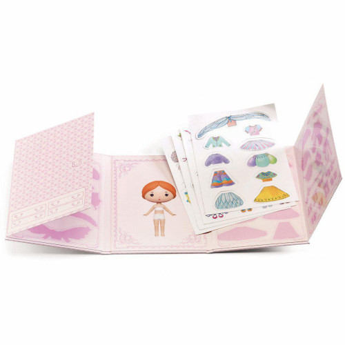 Djeco Tinyly přemístitelné samolepky - Miss Lilyruby