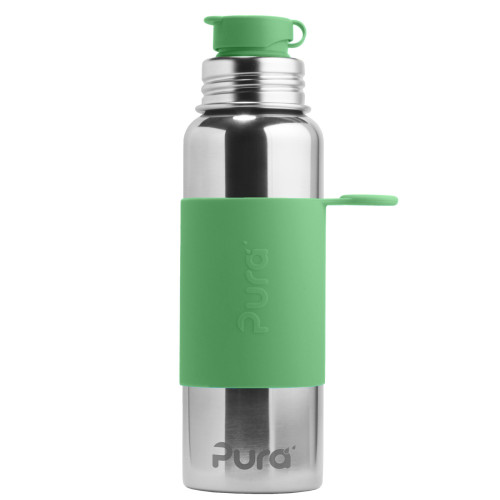 Nerezová láhev se sportovním uzávěrem, Pura 850 ml