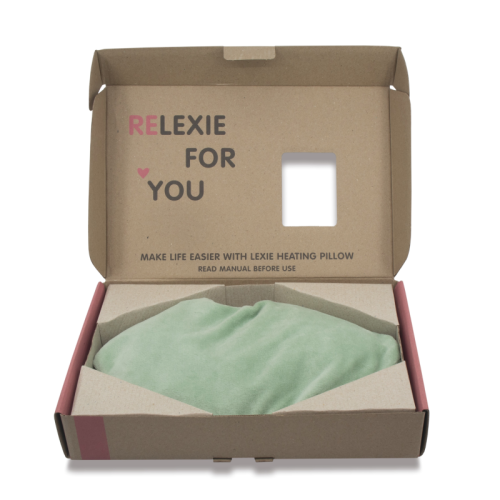 Nahřívací polštářek Lexie Pale Green KipKep