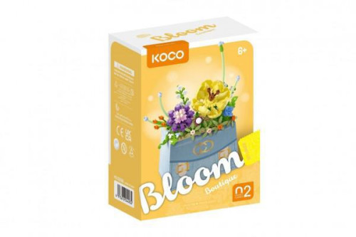 Stavebnice mini Květina v kabelce 223 ks Koco