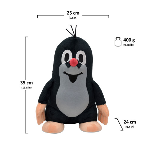 Krtek 35 cm stojící