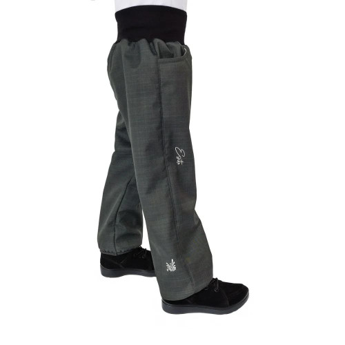 Dětské softshellové kalhoty s beránkem Lamb Grey Esito