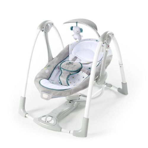Houpačka konvertibilní vibrující s melodií Nash 2 v 1, 0 m+ do 9 kg Ingenuity