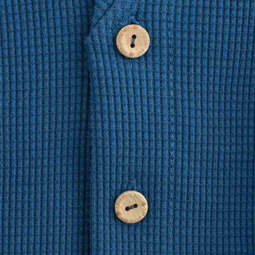 Kojenecký kabátek na knoflíky New Baby Luxury clothing Oliver modrý