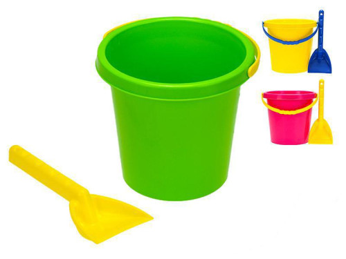 Sada na písek kbelík 17 cm a lopatička 10 m+
