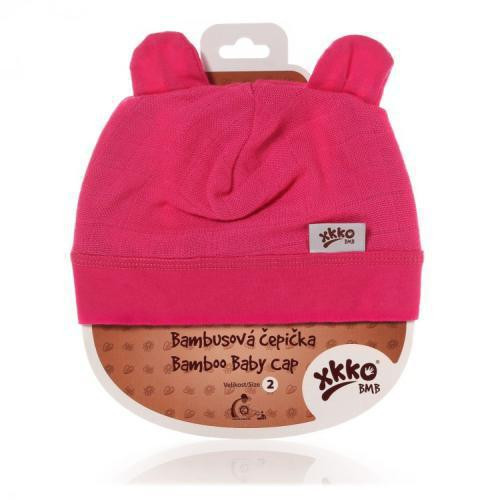Bambusová dětská čepička Kikko vel. 4 (43-45cm)