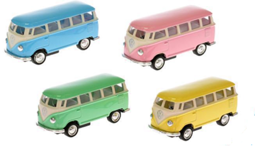Autobus VW Classical 1962 1:64 7 cm kov na zpětný chod