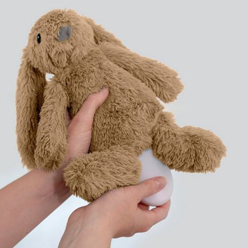 Králíček Ro Šumící zvířátko s nočním světlem a USB nabíjením Zazu