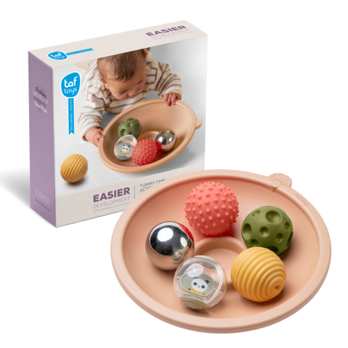 Mísa s míčky pro hru na bříšku Taf Toys