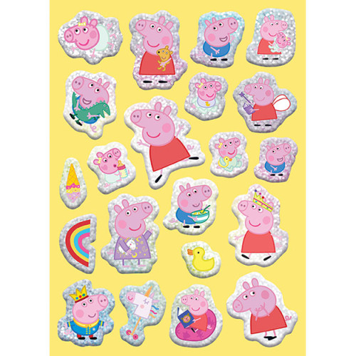 Veselé vybarvování se super samolepkami Prasátko Peppa