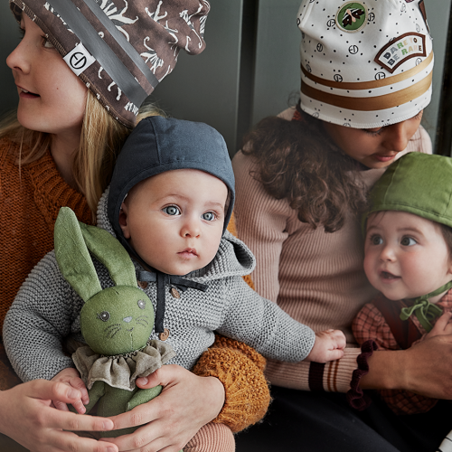 Dětská čepice Winter Beanies Elodie Details White Tiger