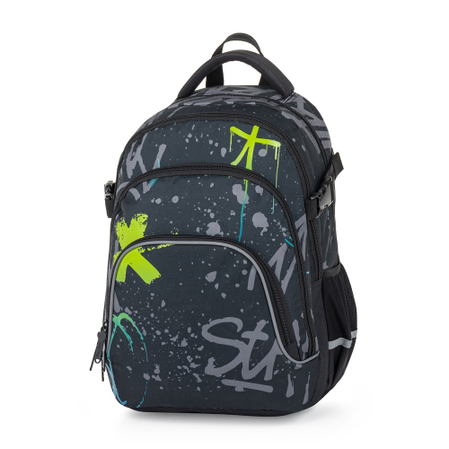 Studentský batoh Graffiti Blue Oxy Scooler