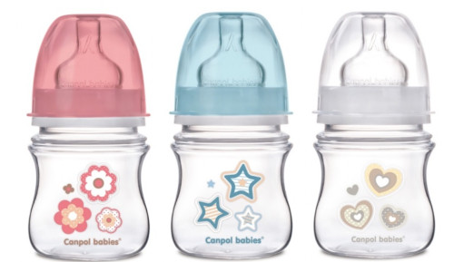 Antikoliková láhev se širokým hrdlem 120 ml Newborn baby Canpol