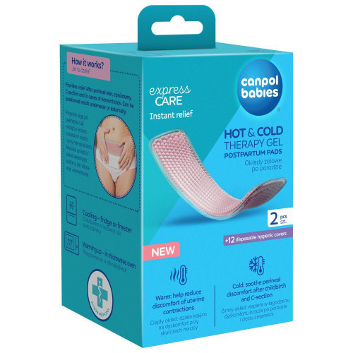 Poporodní gelové vložky Hot & Cold 2 ks Canpol babies