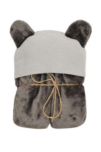 Deka s kapucí Koala mušelínová 95 x 95 cm Babymatex