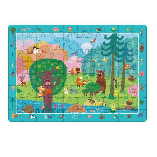 Puzzle Přátelé z lesa 45 x 31cm 80 dílků