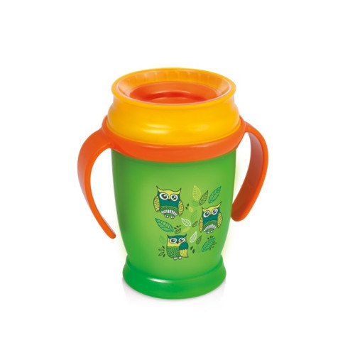 Hrníček LOVI 360 JUNIOR 250ml s úchyty bez BPA