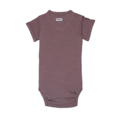 Hydrofilní zavinovací body s krátkým rukávem Romper Ciumbelle Rose Lodger