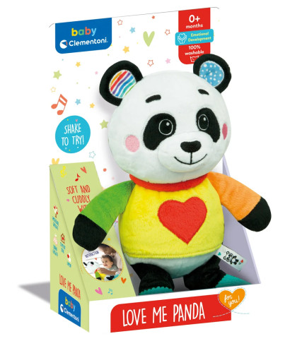 Mazlící plyšová Panda se zvuky Clementoni