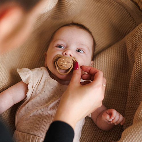 Dudlíky silikonové symetrické 0 - 6 m, 2 ks BabyOno