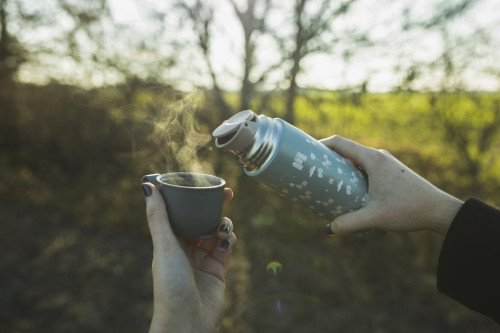 Termoska na tekutiny se silikonovým držákem 400 ml Zopa