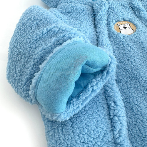 Zimní chlapecká kojenecká kombinéza Pidilidi Blue