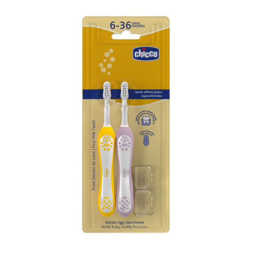 Set zubních kartáčků pro děti 2 ks 6 - 36 m Chicco